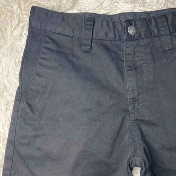 Volcom | Boys black casual everyday chino shorts - Picture 4 of 11